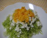 ゆで卵で　フワフワ✿花ミモザ✿作り方7写真