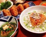 余った炊込みご飯で焼きおにぎりスープ茶漬作り方6写真