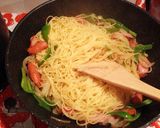 市販のパスタソースで「ナポリタン」作り方5写真