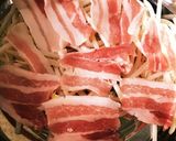 豚バラともやしのミルフィーユ蒸し作り方3写真