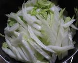 白菜のケチャップ炒め作り方2写真