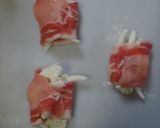 スライスオニオンを豚肉で巻いて焼く作り方3写真
