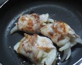 スライスオニオンを豚肉で巻いて焼く作り方4写真