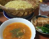 男めし！トマトと胡麻のつけ麺(ラーメン)作り方4写真