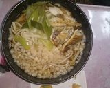 めんつゆで簡単☆美味しさUP♪塩鯖うどん作り方5写真