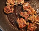 タコ入り鶏つくねの照り焼き作り方4写真