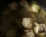 白菜たっぷり✡.°鳥肉団子のスープ♪作り方6写真