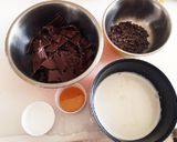 材料5つで!簡単☆濃厚生チョコ!作り方1写真