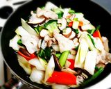 簡単♬ 冷蔵庫にある野菜de中華丼のあん作り方3写真