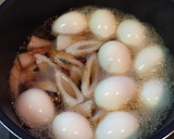 おつまみおかず☆ゆで卵と竹輪の甘煮作り方2写真