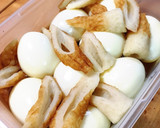 おつまみおかず☆ゆで卵と竹輪の甘煮作り方4写真