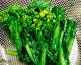 菜の花と金目鯛の干物の土鍋炊き込みご飯作り方3写真