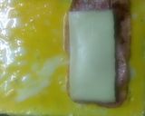卵焼き器でベーコンチーズオムレツ作り方4写真