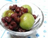 小豆と豆腐抹茶白玉＊和のプチパフェ。作り方8写真