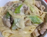 レンジでパスタを茹でるとくっつく方必見！作り方5写真