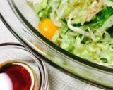 春キャベツと金柑の和え物☆マクロビおかず作り方3写真