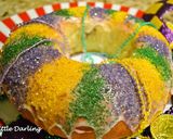 本場のキングケーキ　マルディグラのお祭り作り方17写真