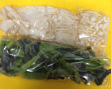 ほうれん草とえのき和え(お弁当の緑)作り方1写真