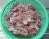 豚肉とピーマンの味噌炒め作り方1写真