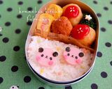 幼稚園 キャラ弁♡ぱんだ 簡単作り方3写真