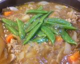 豚肉じゃが味噌スープ？作り方8写真