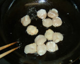 ホタテとほうれん草の味噌山椒炒め作り方3写真