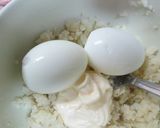 春においしい！菜の花と卵とポテトのサラダ作り方4写真
