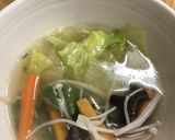 シャキシャキレタスの中華スープ作り方4写真