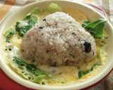 レンジで簡単朝ごはん！おにぎりキッシュ作り方4写真
