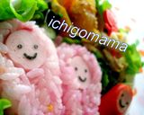 キャラ弁作り方♪~たらこキューピー~作り方4写真