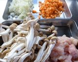 ストウブでキノコdeピラフ作り方1写真