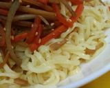 冷やし中華☆きんぴらごぼうのせ☆作り方4写真