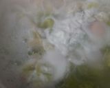 たまごと白菜とおあげの味噌汁作り方4写真