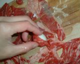 うずら卵の牛肉巻き煮作り方1写真