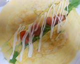 クレープの野菜巻き作り方3写真