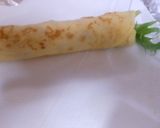 クレープの野菜巻き作り方4写真