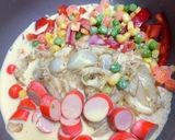 コーンスープとチーズで炊き込みピラフ♫作り方5写真