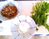 水菜たっぷり!温玉冷やし担々麺作り方3写真