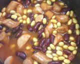 簡単＊お任せあと1品！豆ウィンナー煮込み作り方4写真