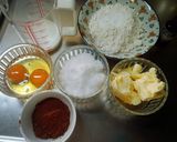簡単ココアカップケーキ作り方1写真