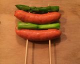 ウインナーとアスパラの＊おもてなし串カツ作り方2写真