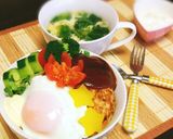 簡単!みんな大好きロコモコ丼♪作り方5写真