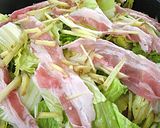 白菜と豚肉の酒蒸し作り方2写真