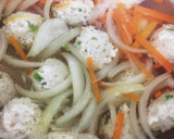 簡単！ほうれん草と鶏団子のスープ作り方4写真