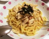 ささみと梅の和風パスタ作り方11写真