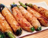 簡単♪ほうれん草の照り照り豚肉ロール♪作り方7写真