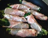 簡単♪ほうれん草の照り照り豚肉ロール♪作り方4写真