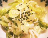 白だしで簡単♪キャベツとえのきの梅肉和え作り方7写真