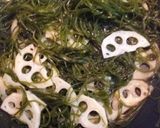 細切り昆布とレンコンの炒めもの作り方3写真