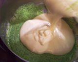 ステンレス多重構造鍋でほうれん草のケーキ作り方6写真